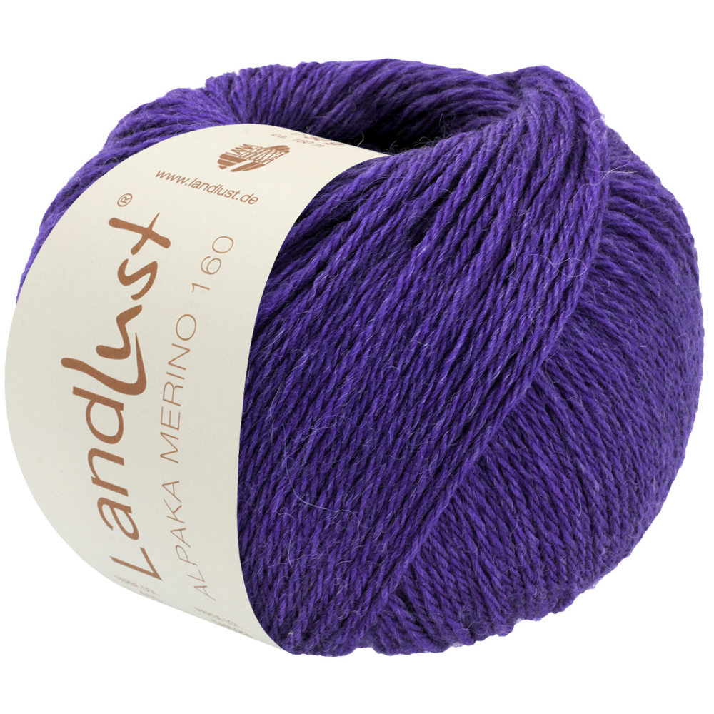 Lana Grossa Landlust Alpaka Merino 160 449 Blaulila