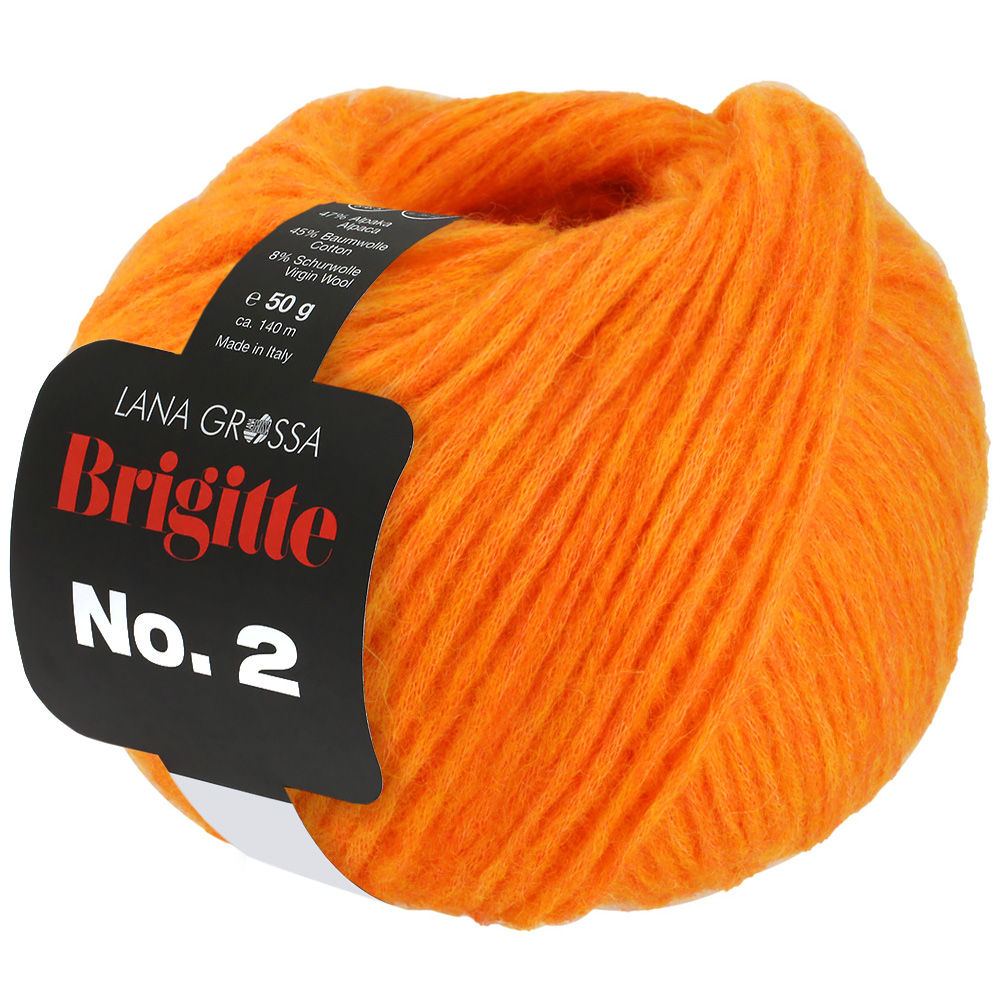 Lana Grossa Brigitte No.2 056 Orange 50g