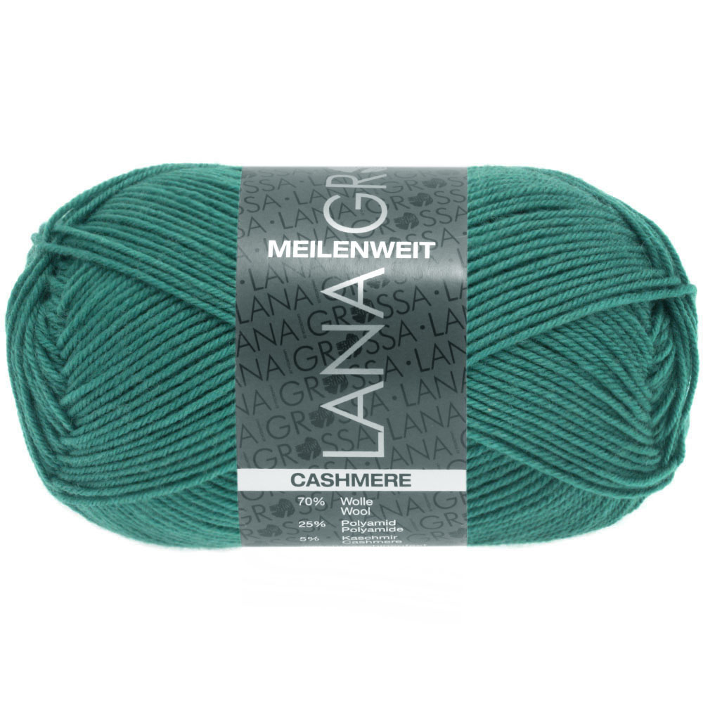 Lana Grossa Meilenweit 50 Cashmere 027 Türkis 50g