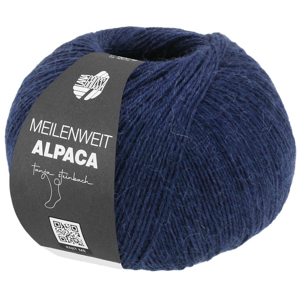Lana Grossa Meilenweit 100 Alpaka 2010 Marine 100g