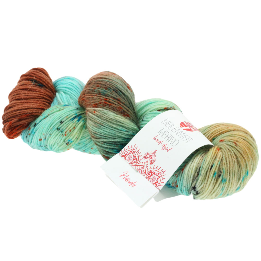 Lana Grossa Meilenweit 100 Merino Hand-Dyed 308 Nanda 100g