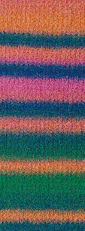 Lana Grossa Gigante 015  Mandarin/Petrolgrün/Pink/Petrolblau/Tannengrün/Smaragd 100g