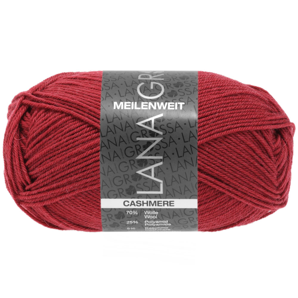 Lana Grossa Meilenweit 50 Cashmere 040 Indischrot 50g
