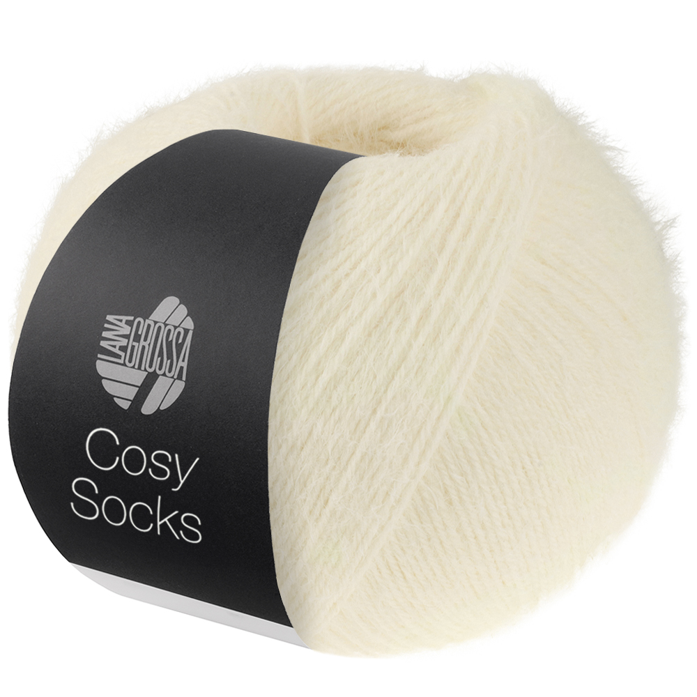 Lana Grossa Cosy Socks 010 Weiß 100g