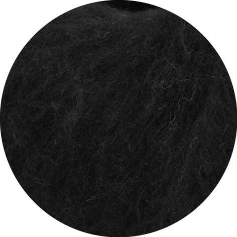Lana Grossa Alpaca Air 012 Schwarz 50g