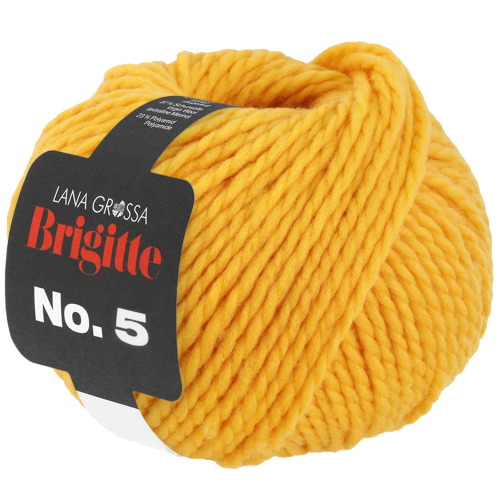 Lana Grossa Brigitte No.5 010 Gelb 50g