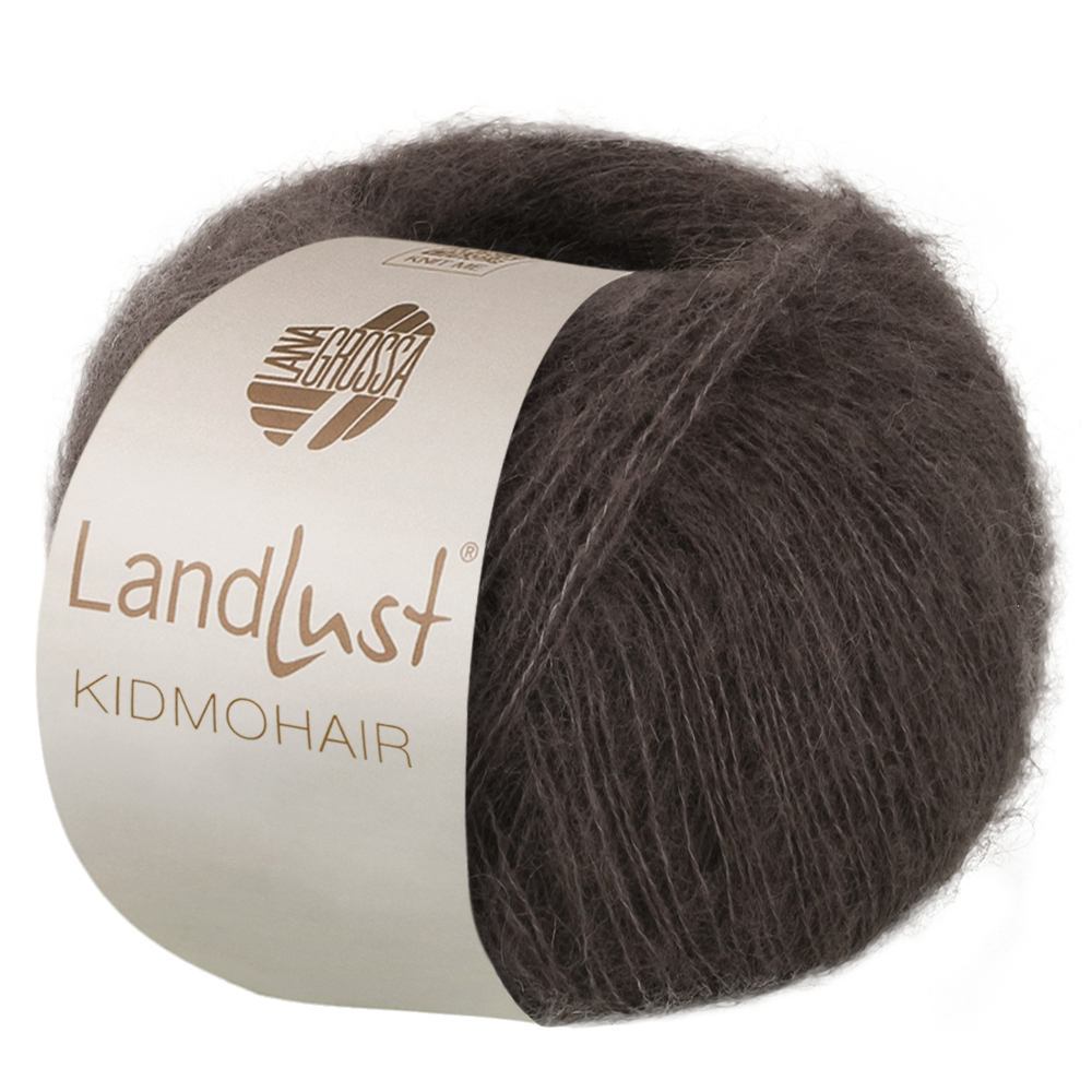Lana Grossa Landlust Kidmohair 019 Graubraun 25g