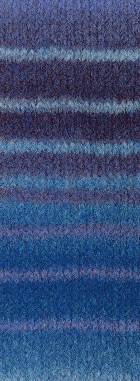 Lana Grossa Gigante 013 Aubergine/Blaulila/Hell-/Himmelblau/Marine/Tinten-/Graublau 100g