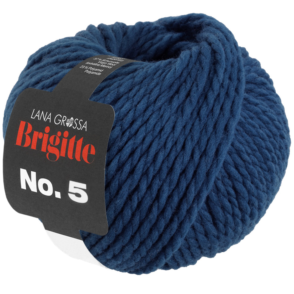 Lana Grossa Brigitte No.5 004 Tintenblau 50g