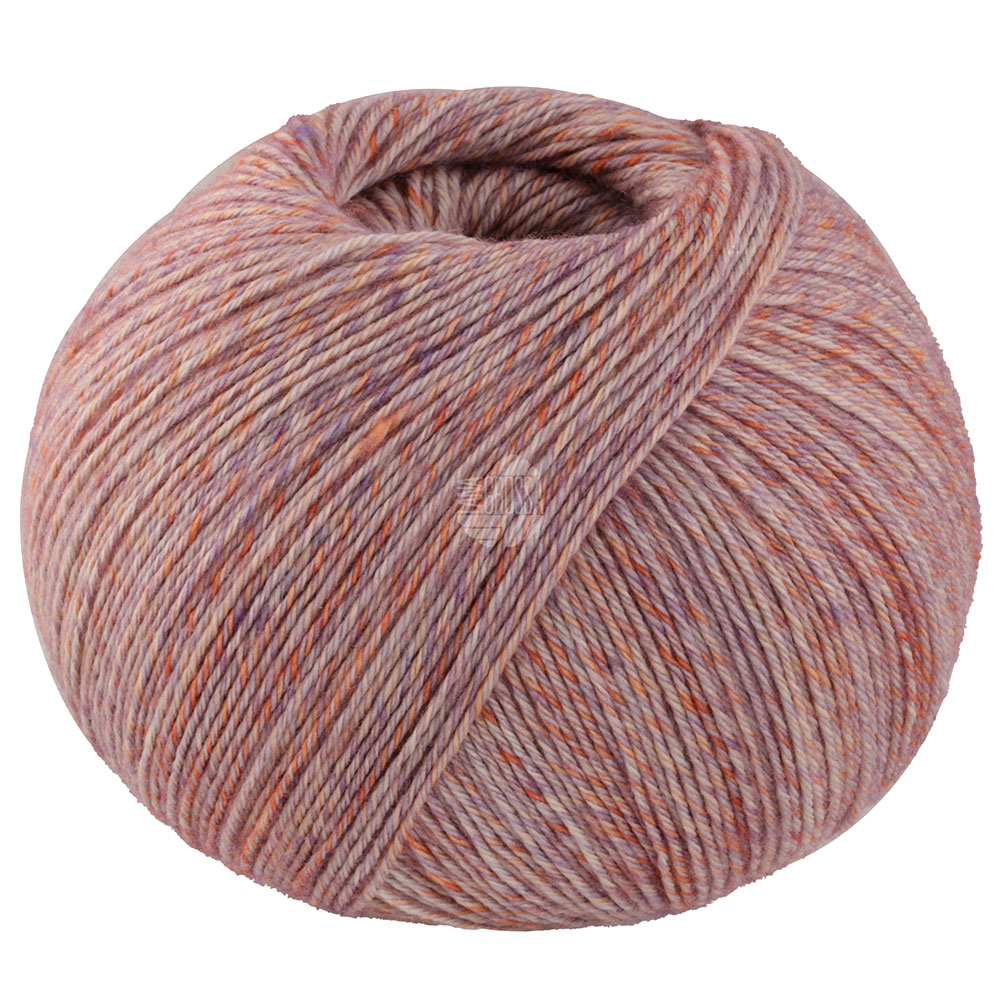 Lana Grossa Vintage Socks 1011 Rosa/Lila/Apricot/Blassgelb meliert 100g