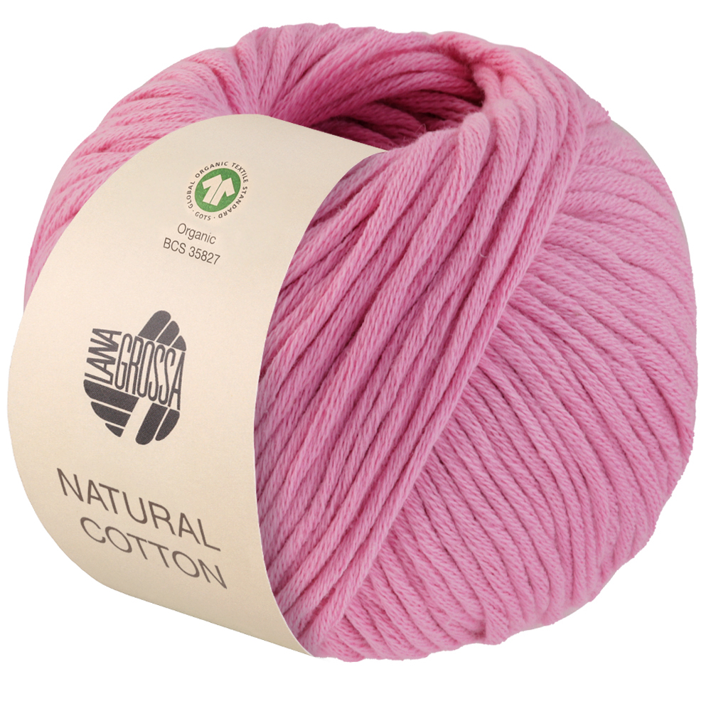 Lana Grossa Natural Cotton Gots 010 Rosa