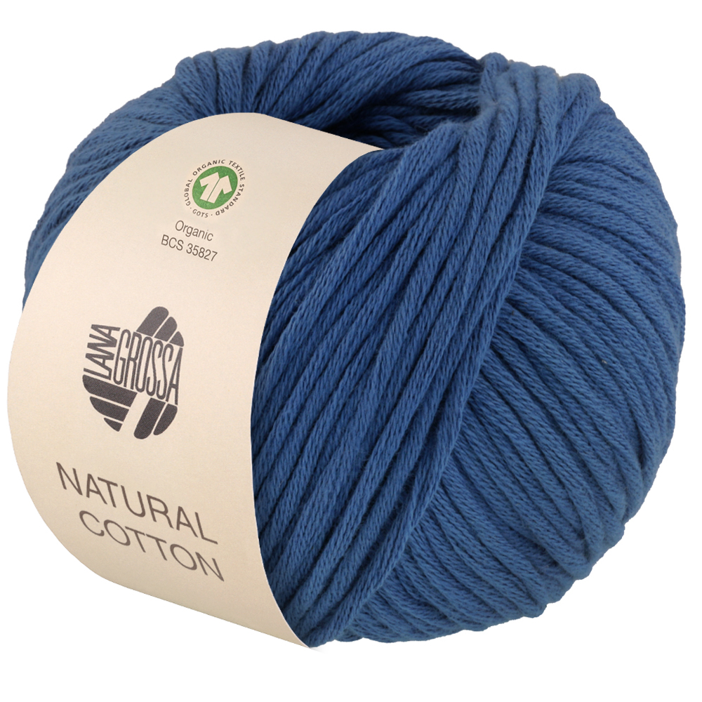 Lana Grossa Natural Cotton Gots 014 Blau 50g