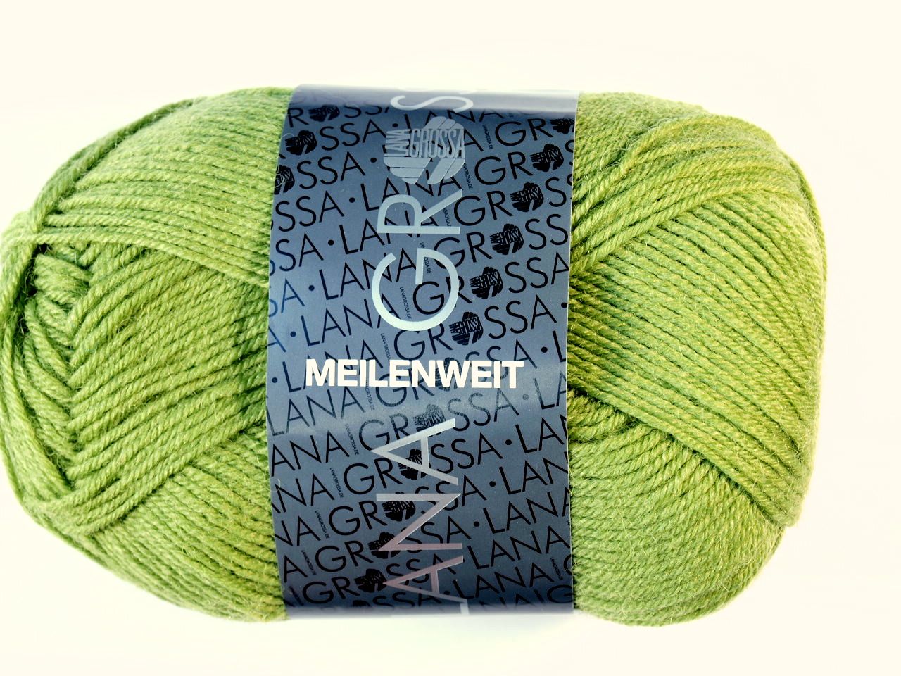 Lana Grossa Meilenweit 50 - Grasgrün 