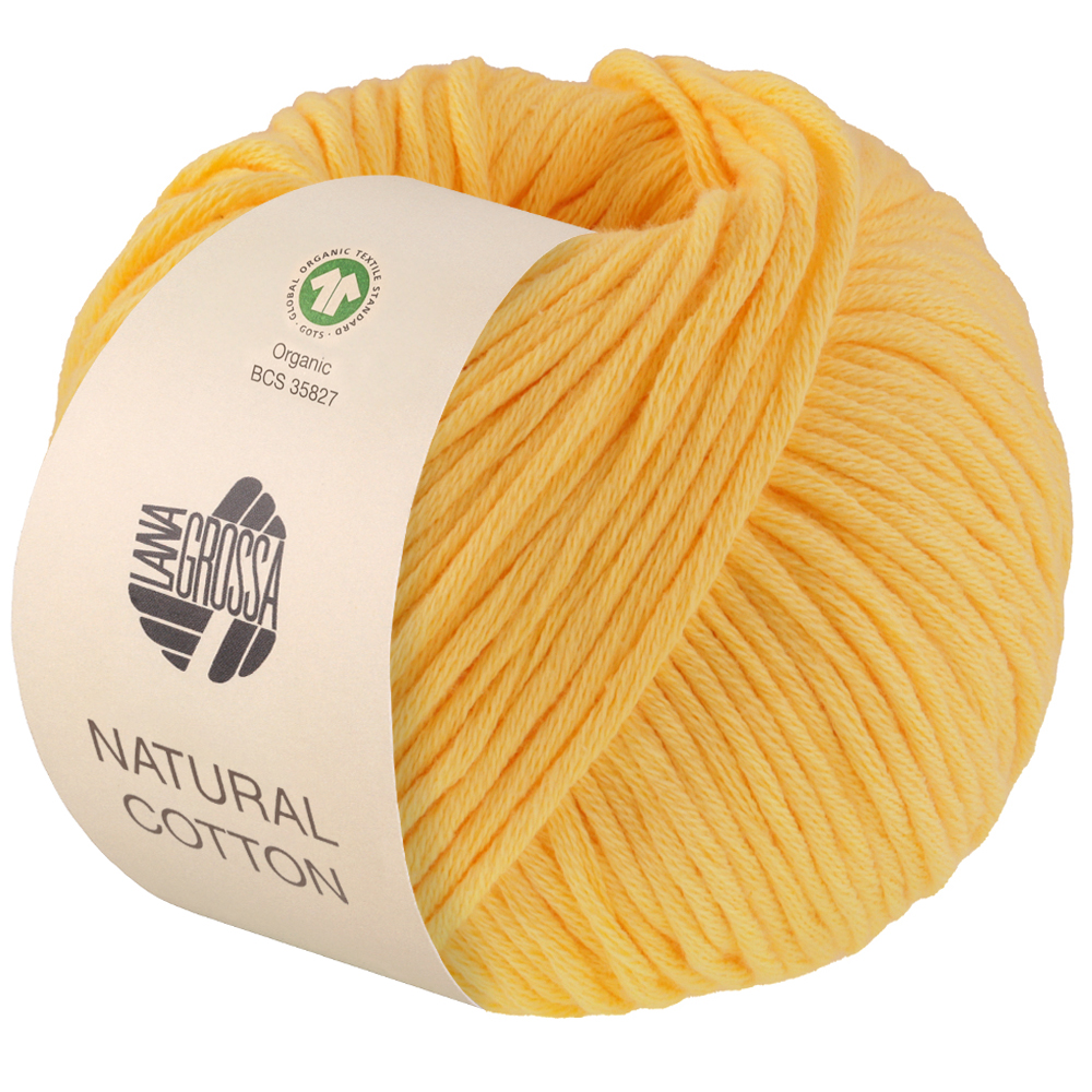 Lana Grossa Natural Cotton Gots 005 Gelb