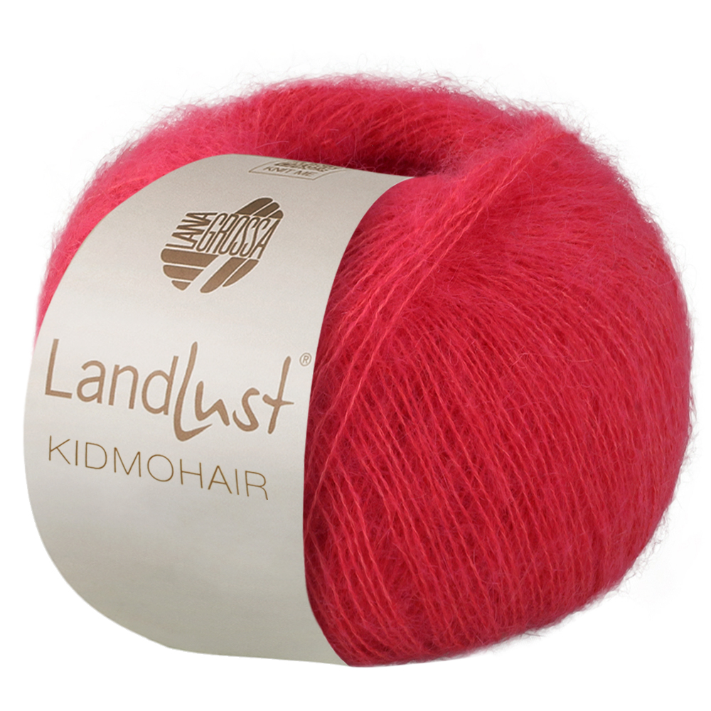 Lana Grossa Landlust Kidmohair 011 Himbeerrot 25g