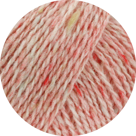 Lana Grossa Landlust Soft Tweed 180 112 Hellrot meliert 50g