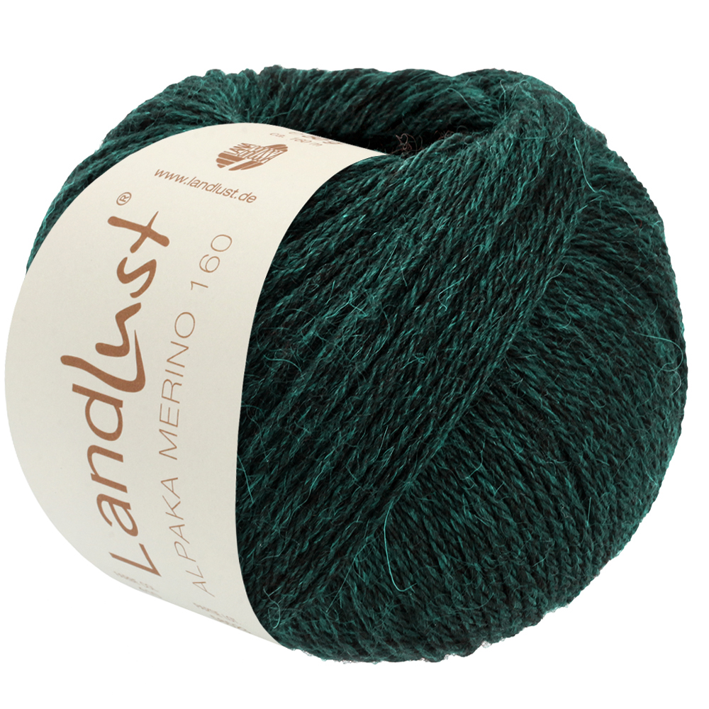 Lana Grossa Landlust Alpaka Merino 160 447 Tiefseegrün