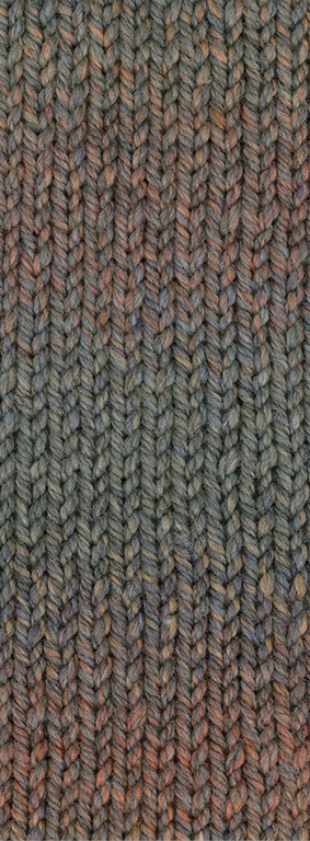 Lana Grossa Merino Twister 001 Blaugrau/Grau/Rosenholz/Grüngrau