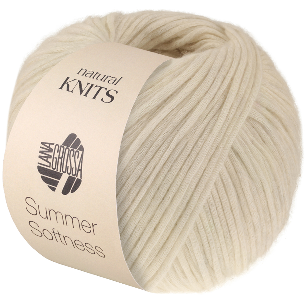 Lana Grossa Summer Softness 026 Kalkweiß 50g