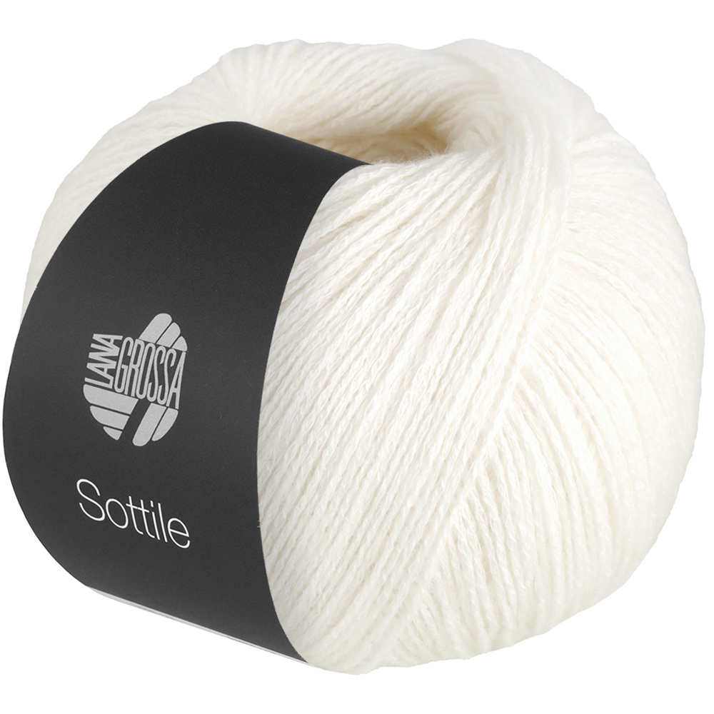 Lana Grossa Sottile 016 Weiß 50g