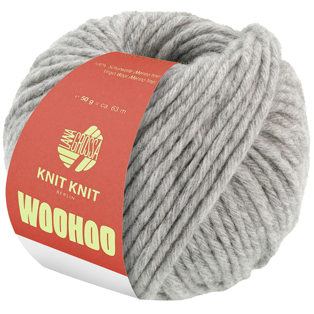 Lana Grossa Woohoo 012 Hellgrau 50g