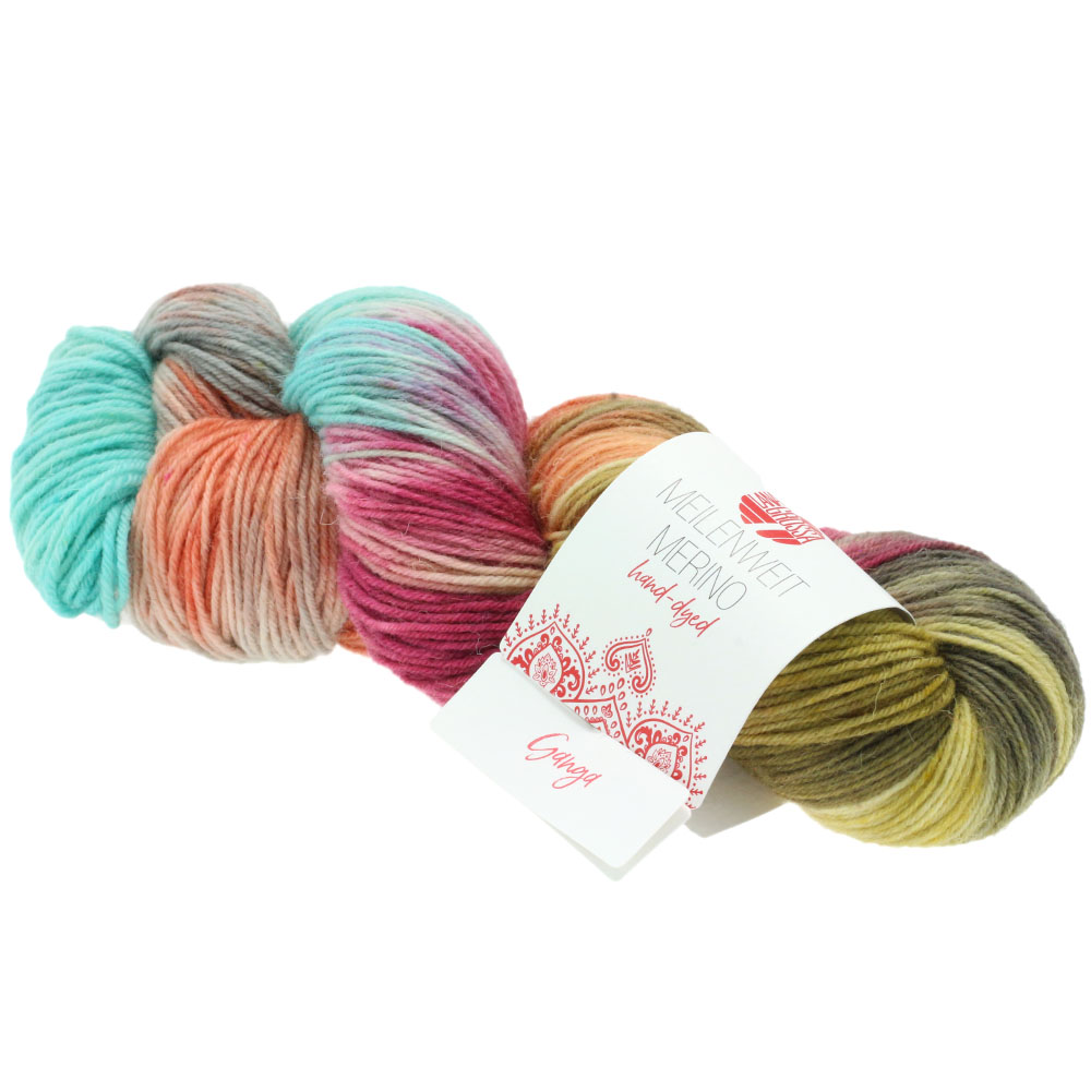 Lana Grossa Meilenweit 100 Merino Hand-Dyed 407 Ganga 100g