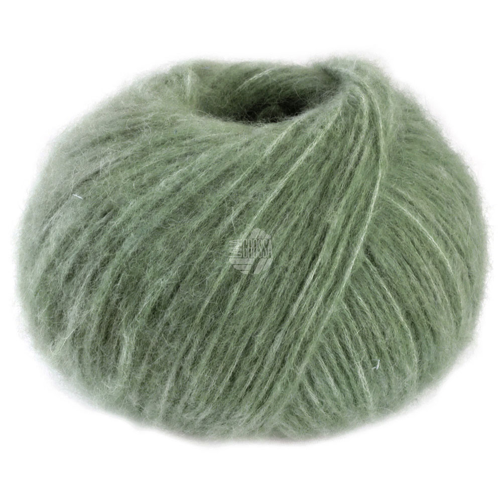 Lana Grossa Alpaca Air II 014 Graugrün 50g