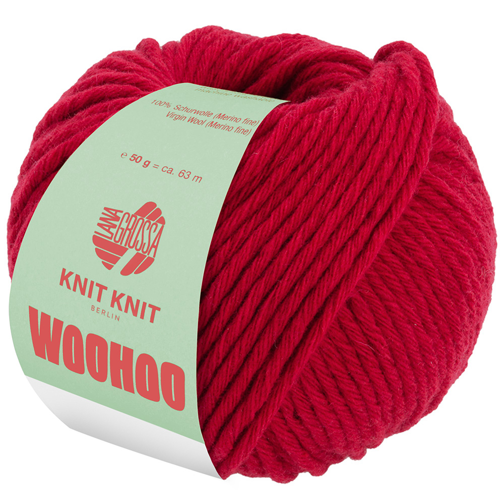 Lana Grossa Woohoo 005 Dunkelrot 50g