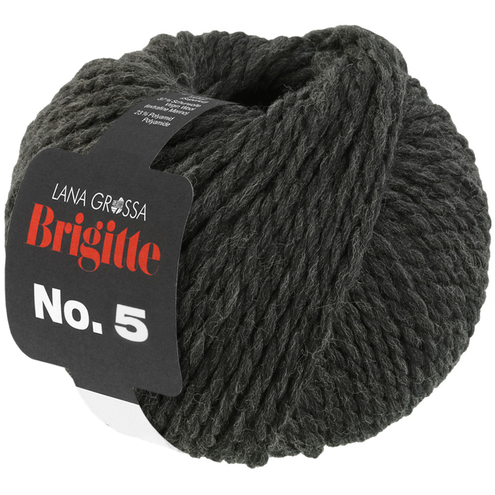 Lana Grossa Brigitte No.5 002 Anthrazit 50g