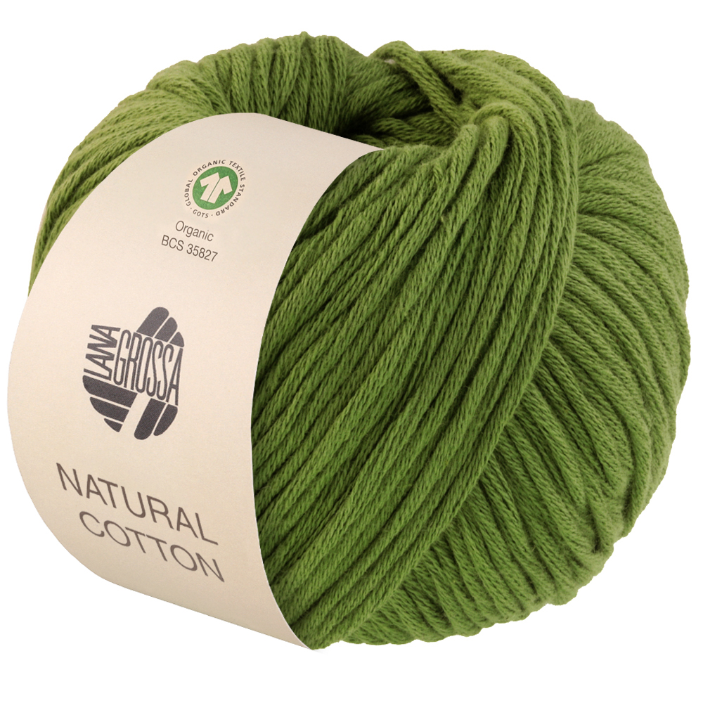 Lana Grossa Natural Cotton Gots 003 Grün 50g