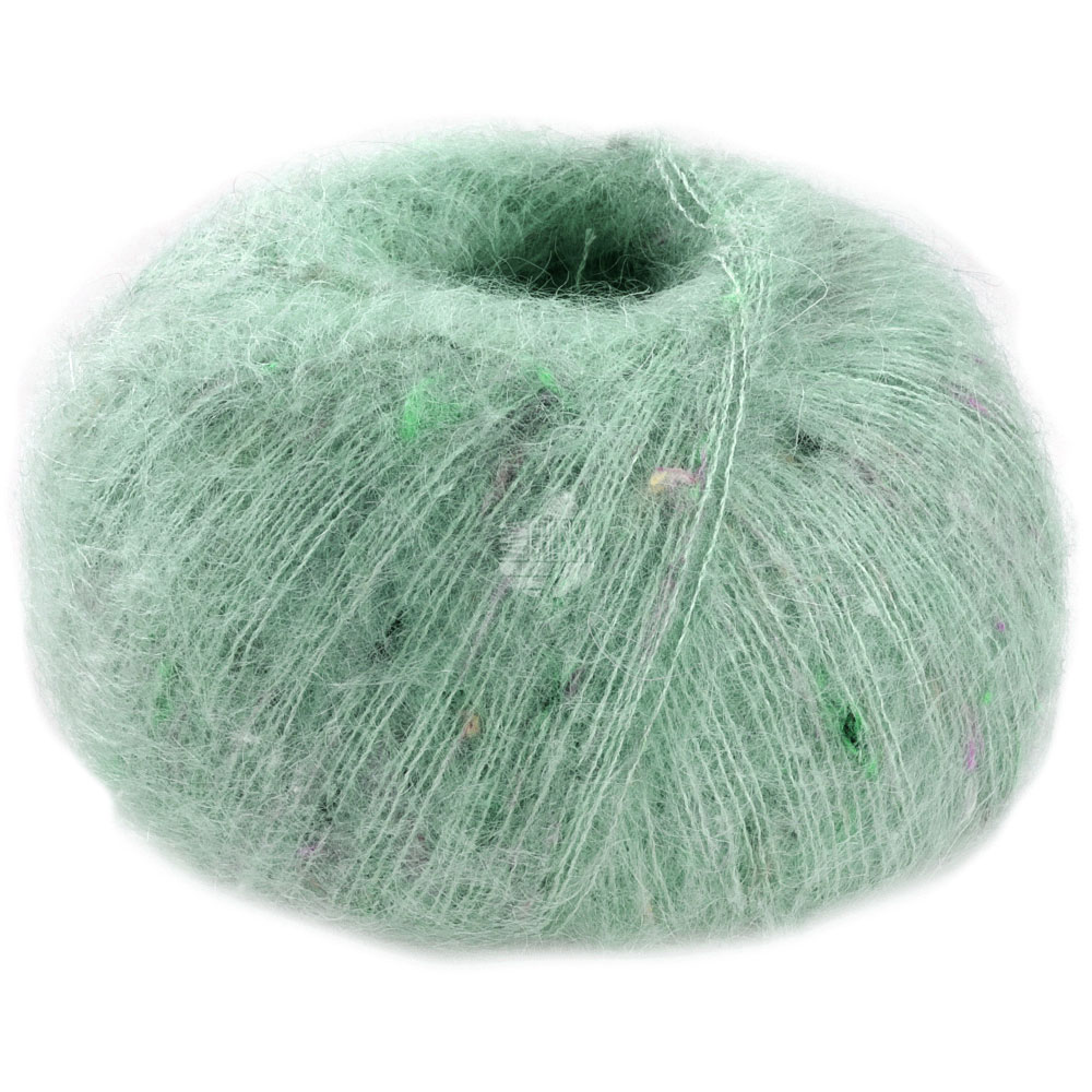 Lana Grossa Natural Superkid Tweed 632 Mint 25g