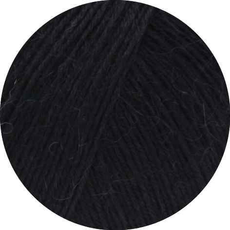 Lana Grossa Meilenweit 100 Alpaka 2016 Schwarz 100g
