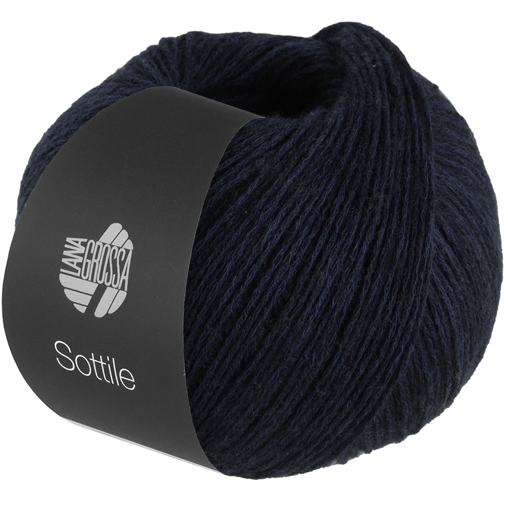 Lana Grossa Sottile 010 Nachtblau 50g