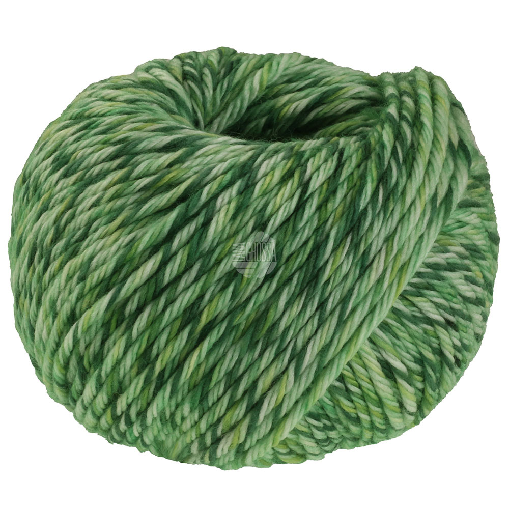 Lana Grossa Vintage Chunky 019 Hell-/Dunkelgrün 50g