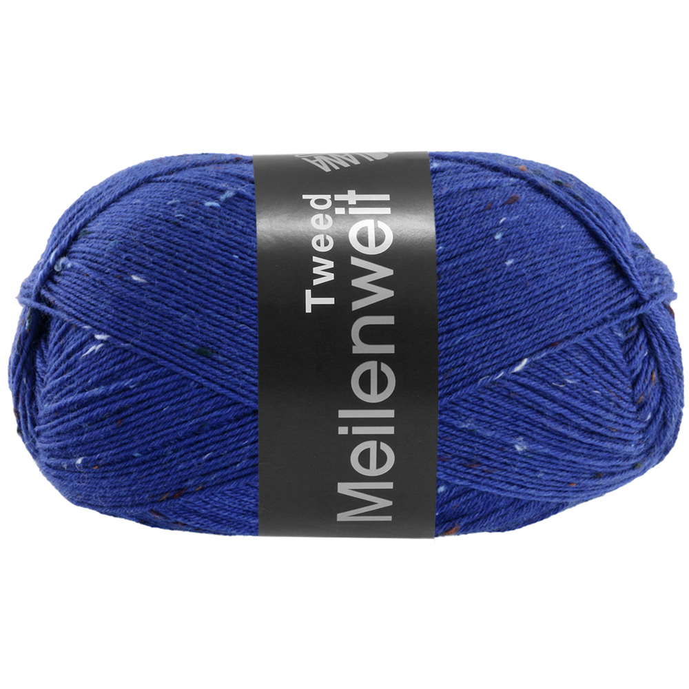 Lana Grossa Meilenweit 100 Tweed 177 Royal