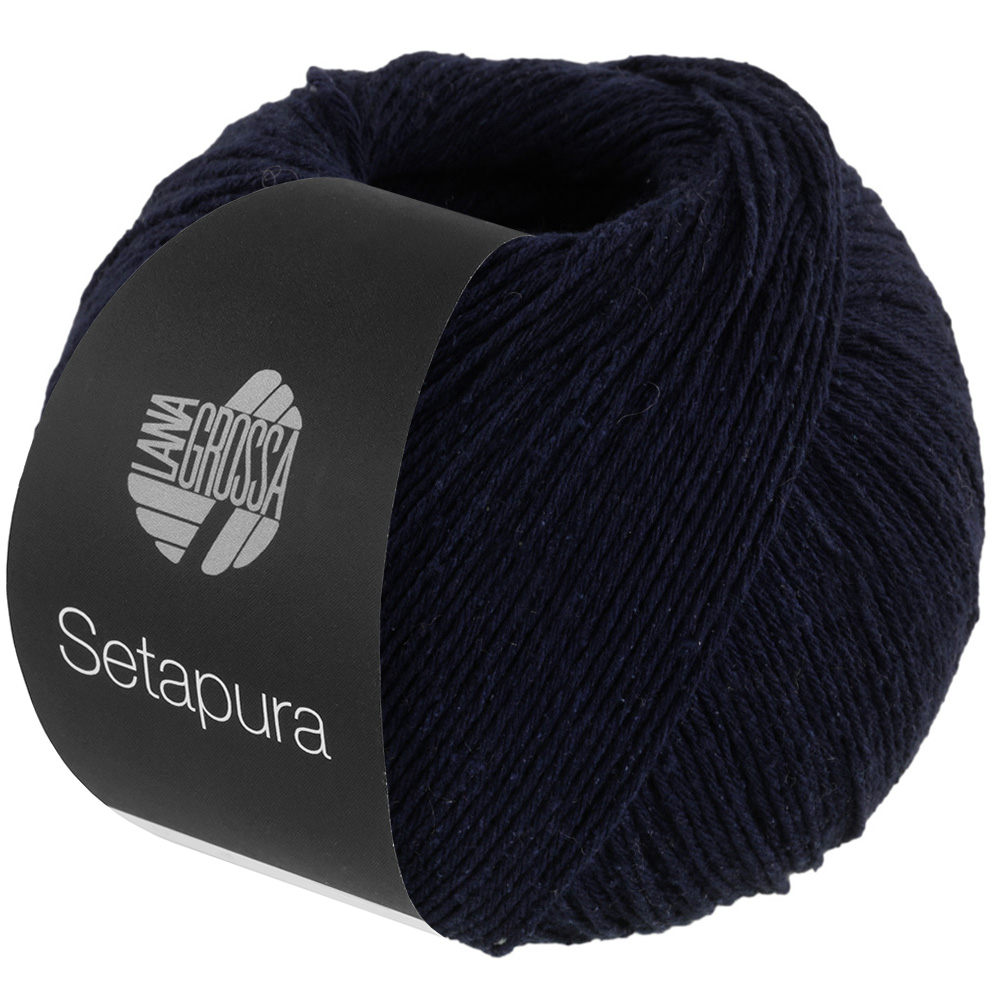 Lana Grossa Setapura 004 Nachtblau 50g