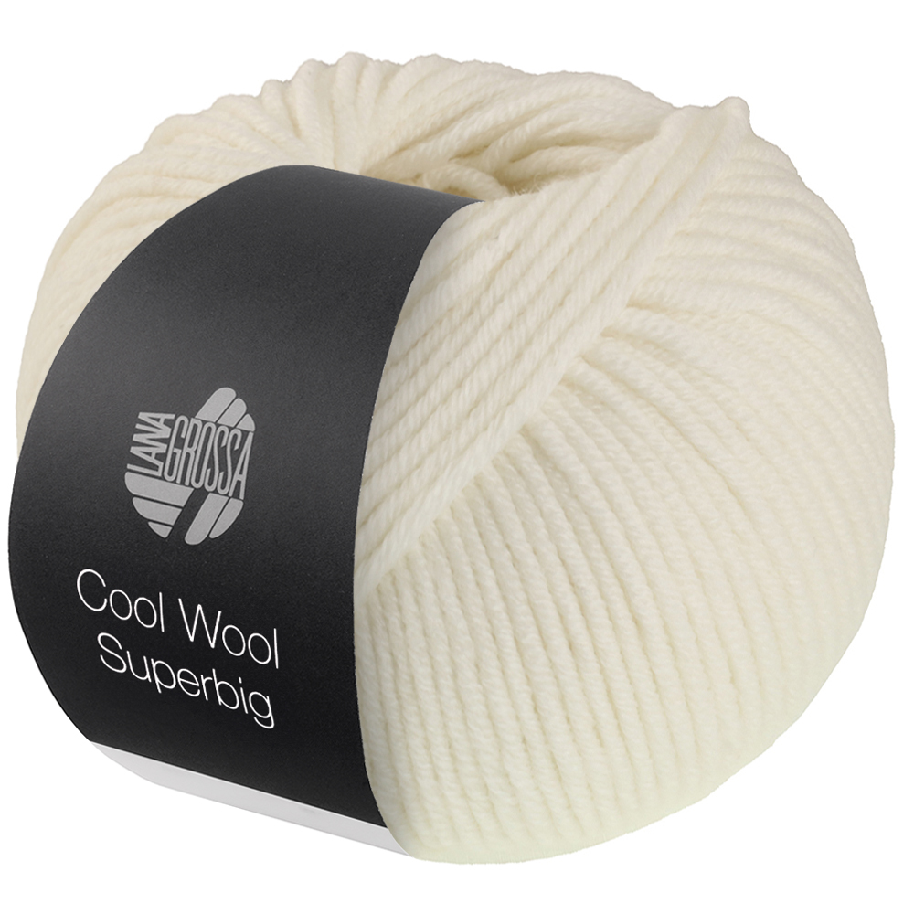 Lana Grossa Cool Wool Superbig 034 Weiß 50g