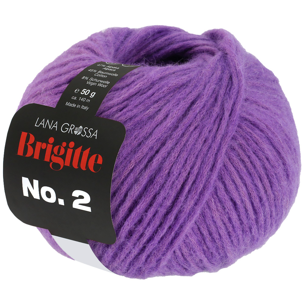 Lana Grossa Brigitte No.2 062 Viola 50g