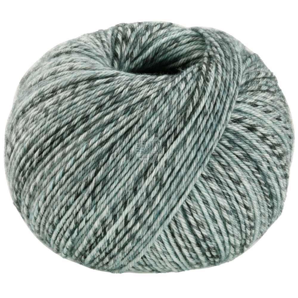 Lana Grossa Vintage Socks 1004 Hell-/Mittel-Dunkelgrau/Grüngrau  meliert 100g