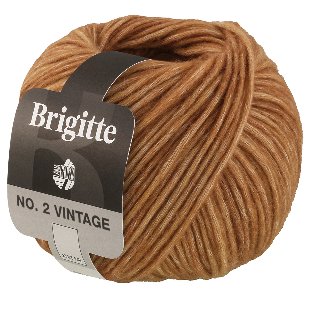 Lana Grossa Brigitte No.2 Vintage 202 Camel meliert 50g
