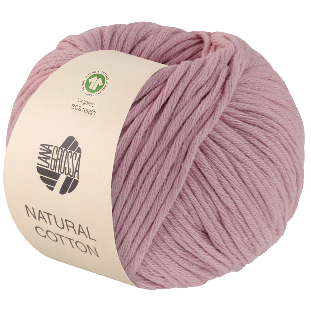 Lana Grossa Natural Cotton Gots 011 Altrosa 50g