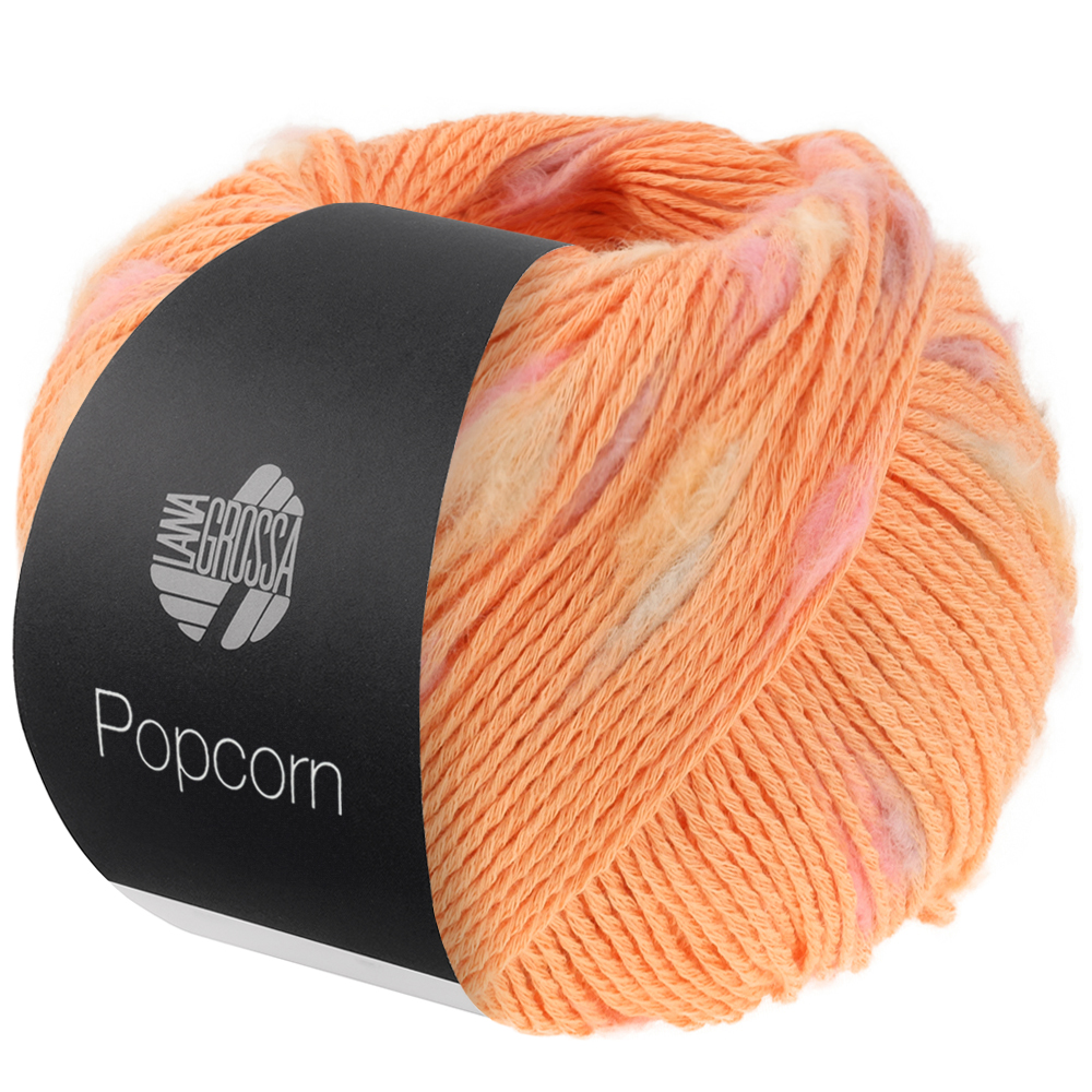 Lana Grossa Popcorn 002 Mandarin/Rosa/Vanille/Flieder 50g